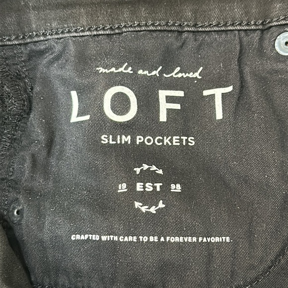 Loft Modern Skinny Jeans Size 28/6 - Picture 14 of 15